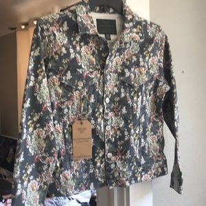 Floral Denim Jacket